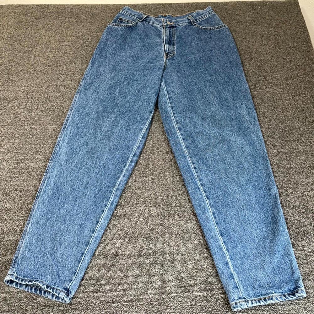 Vintage Gitano Jeans Women's 12 Blue Denim Medium Wash High Rise‎ Straight Leg